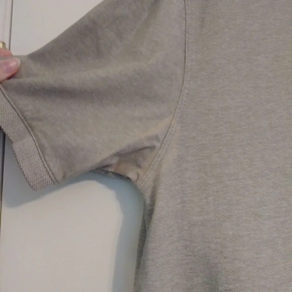 Banana Republic Grey Polo Shirt